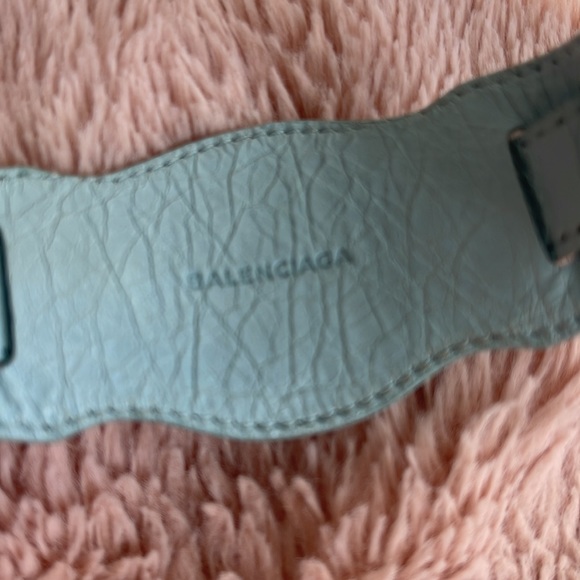 BALENCIAGA BLUE ARENA BRACELET - Picture 4 of 8